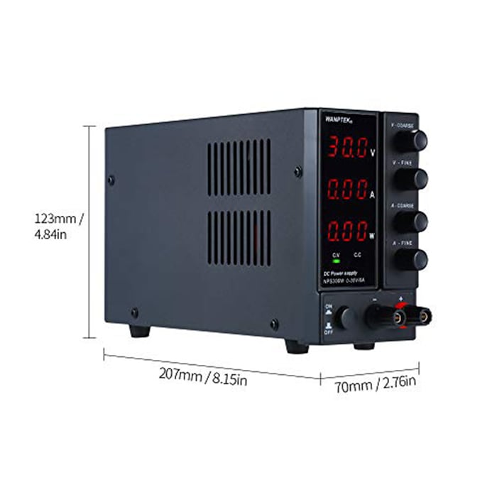 Compact Digital Bench Top Power Supply30VDC 6A